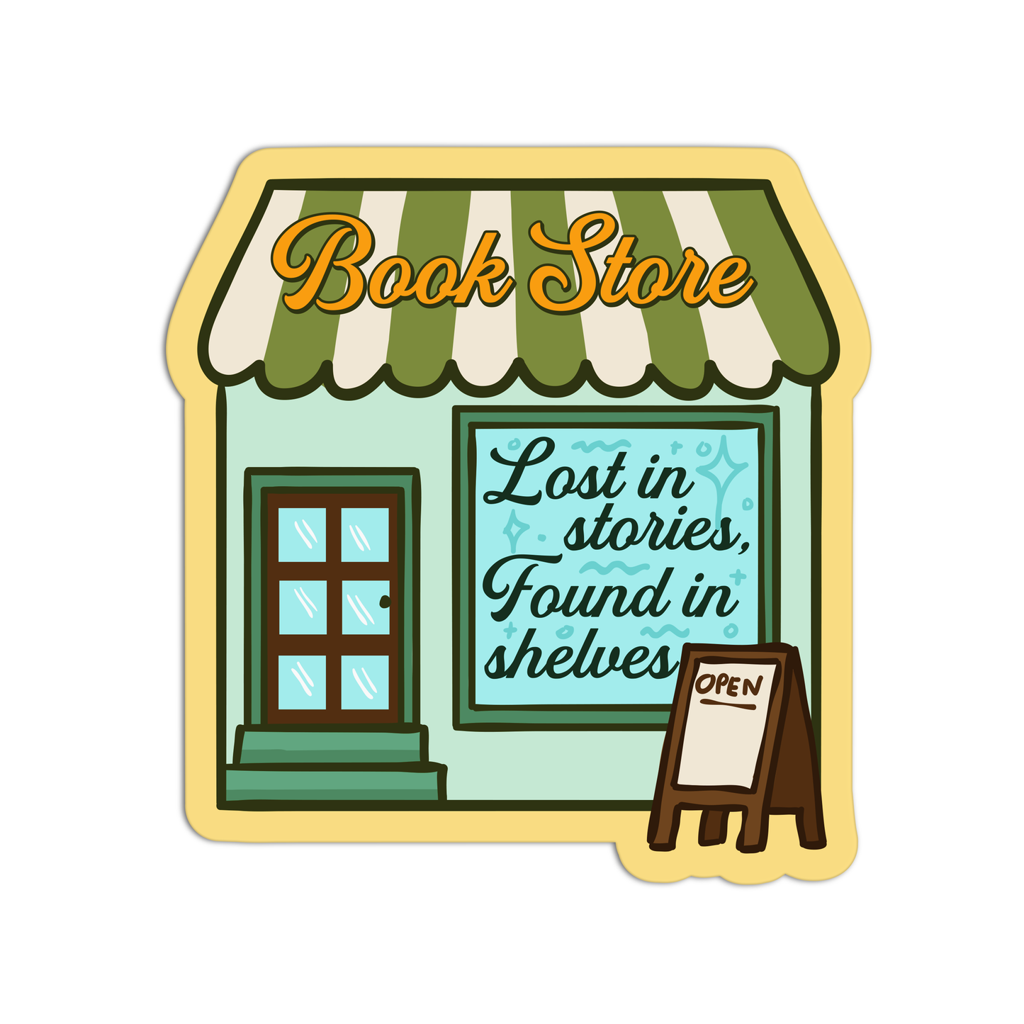 Book Store Books And Readings Sticker