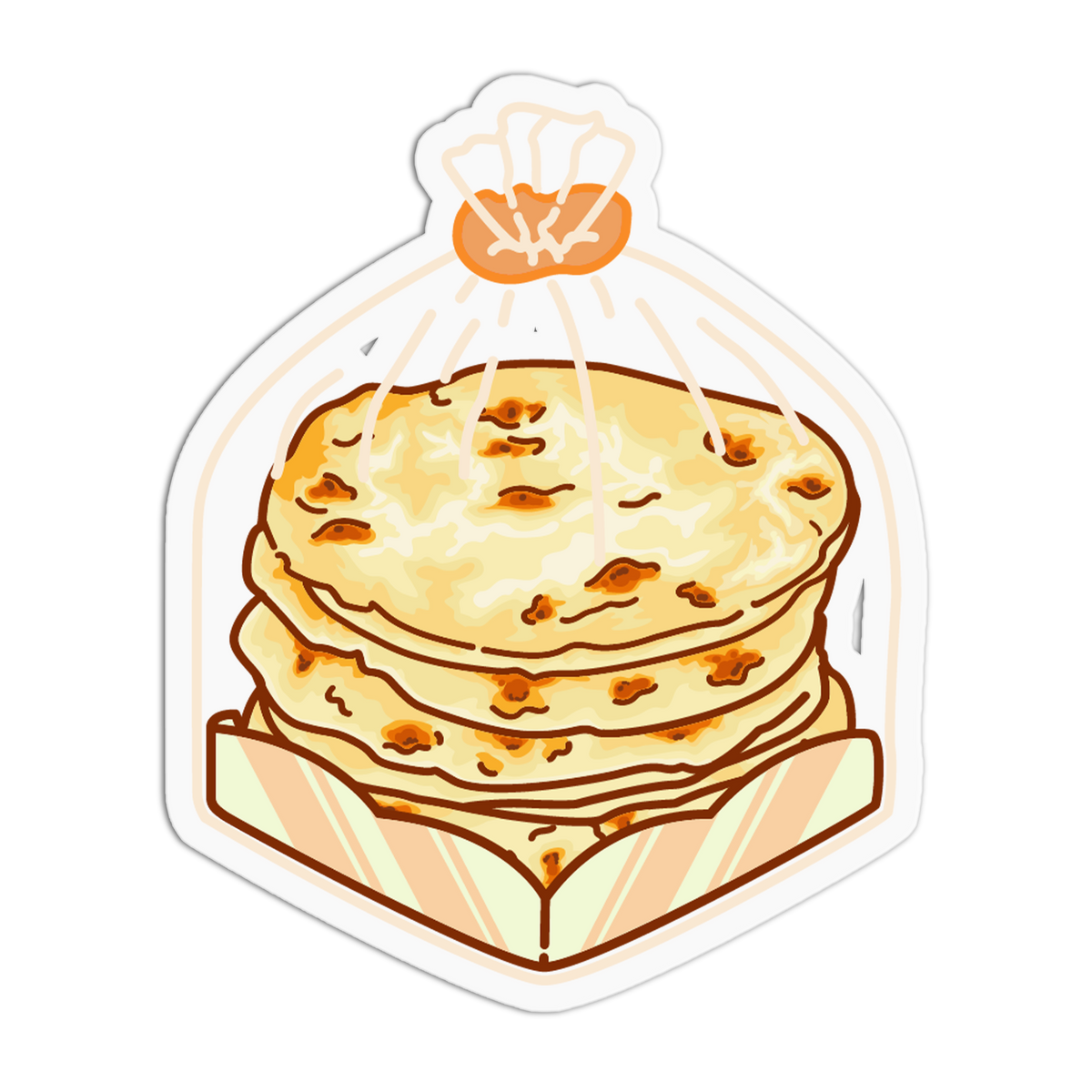 Flaky Naan BreadTalk Sticker