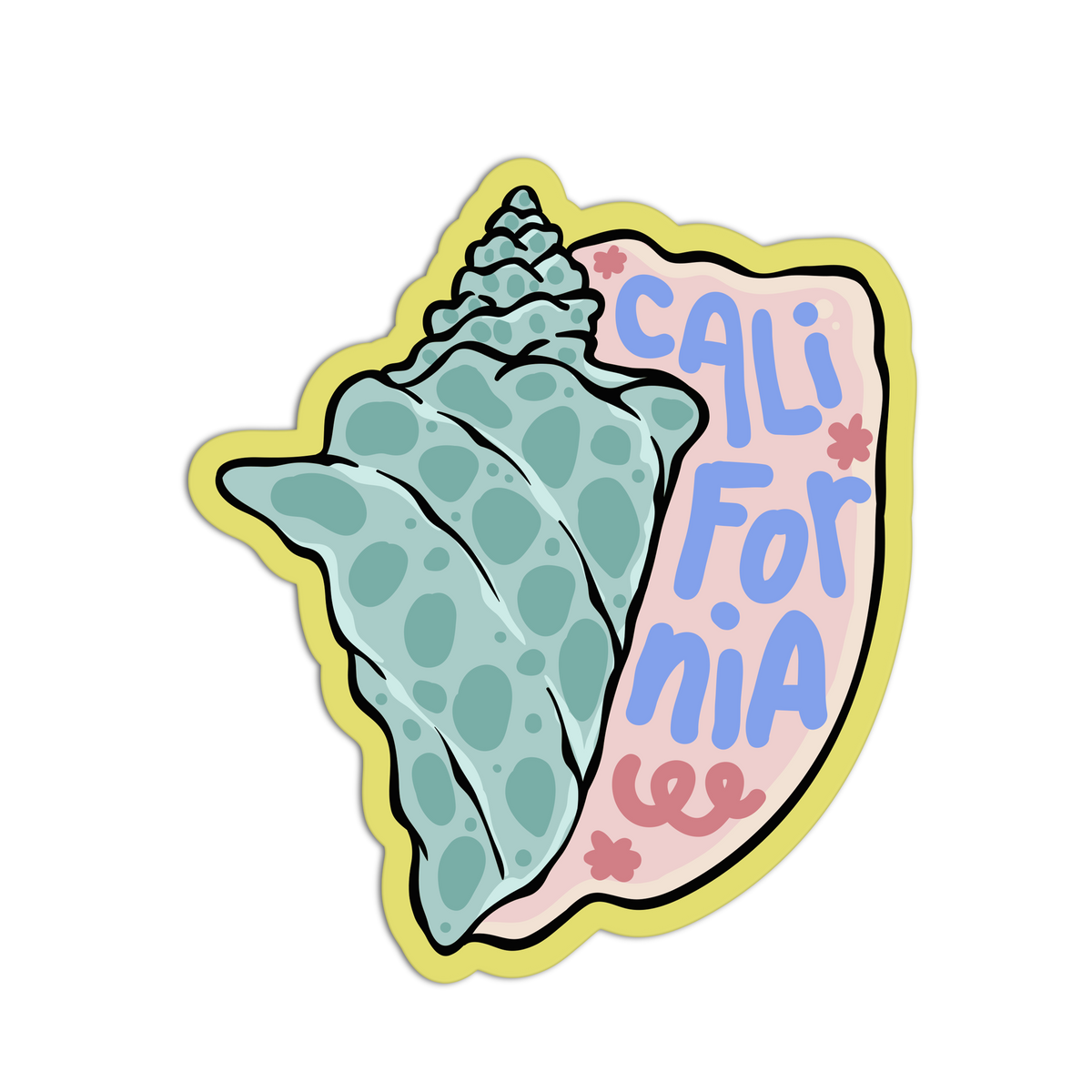 Blue Conch - Cali Beach Sticker
