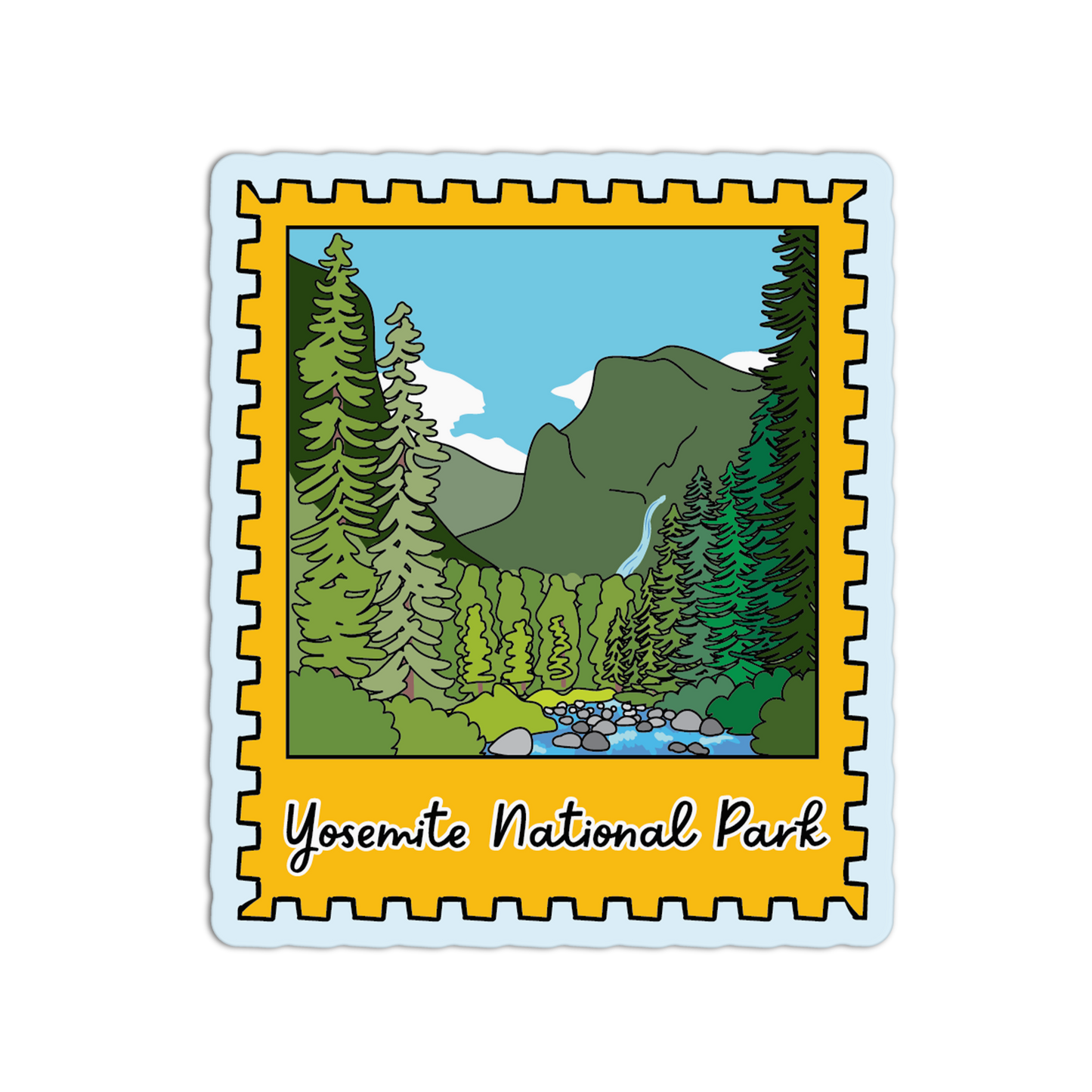 Valley Vista California Stamp Sticker