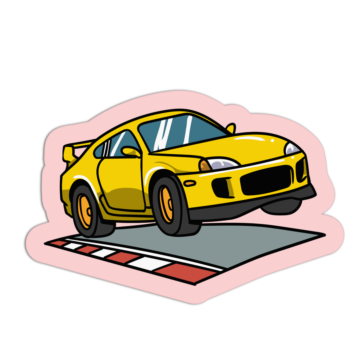 Toyota Supra (A80) - Car Meet Sticker