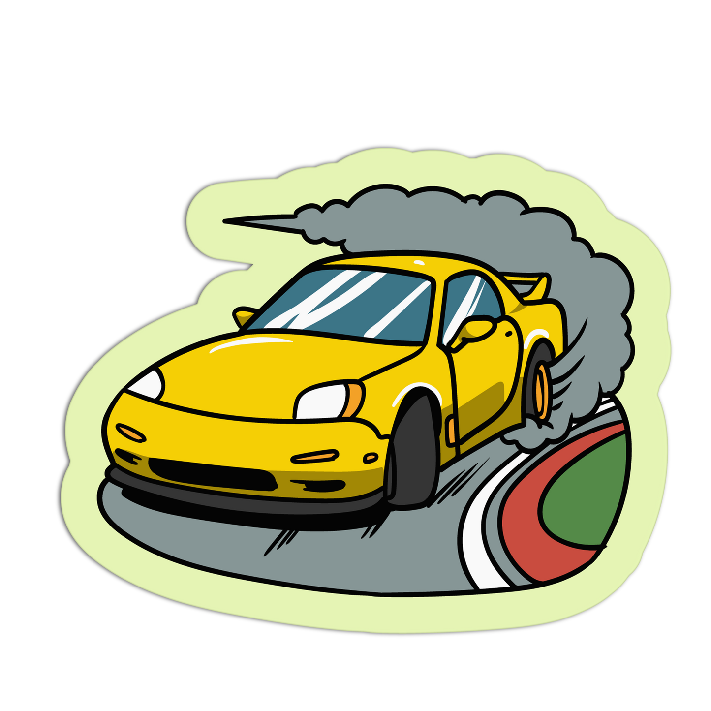 Mazda RX-7 FD3S - Car Meet Sticker