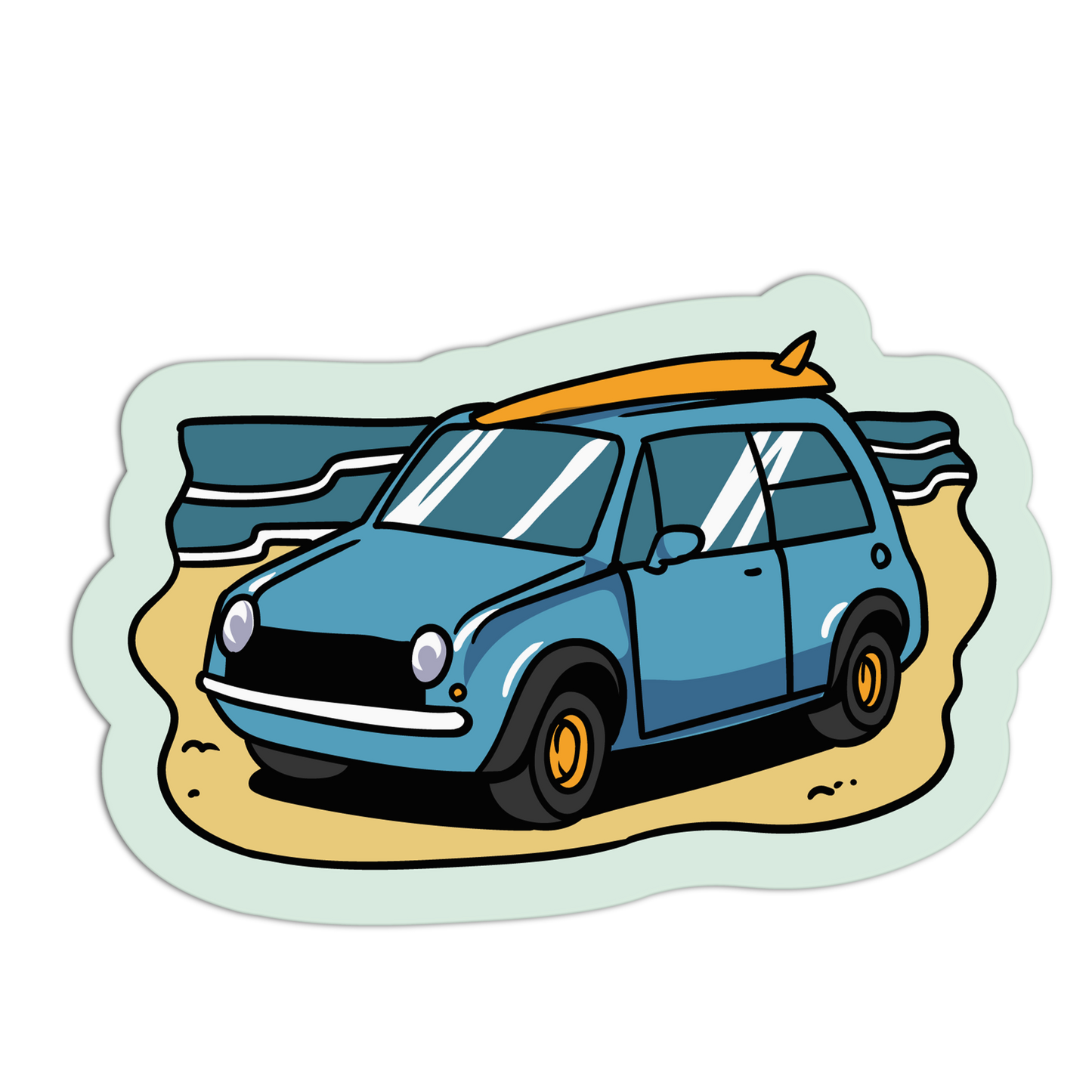 Nissan Pao - Car Meet Sticker