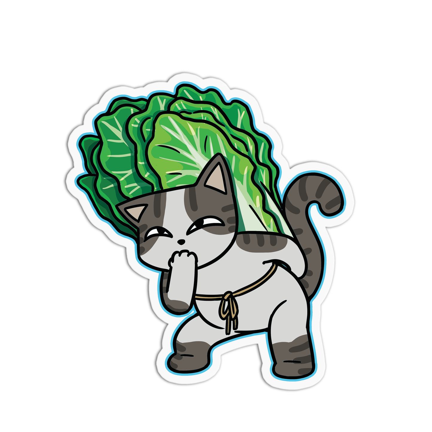 Romaine Cats Sticker
