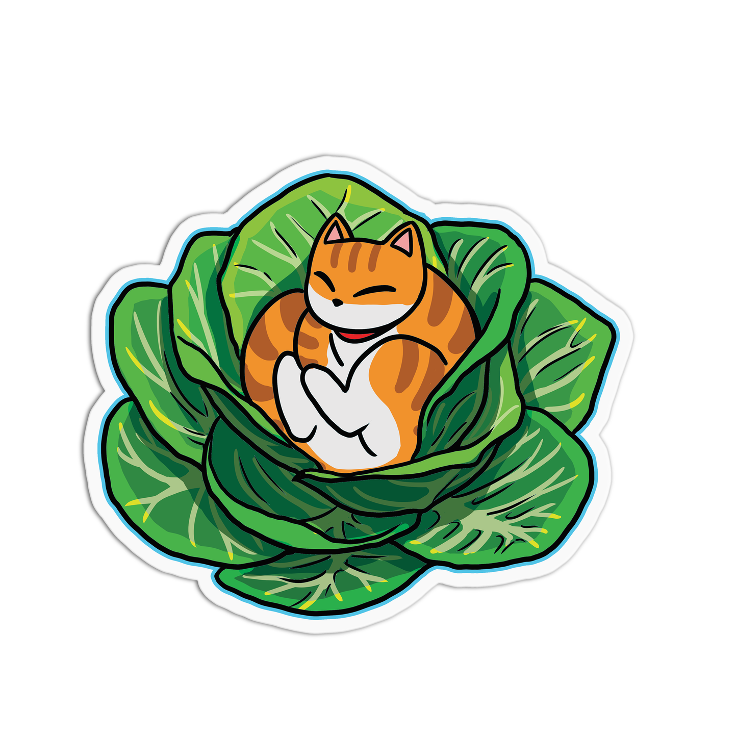 Sleeping Cats Sticker