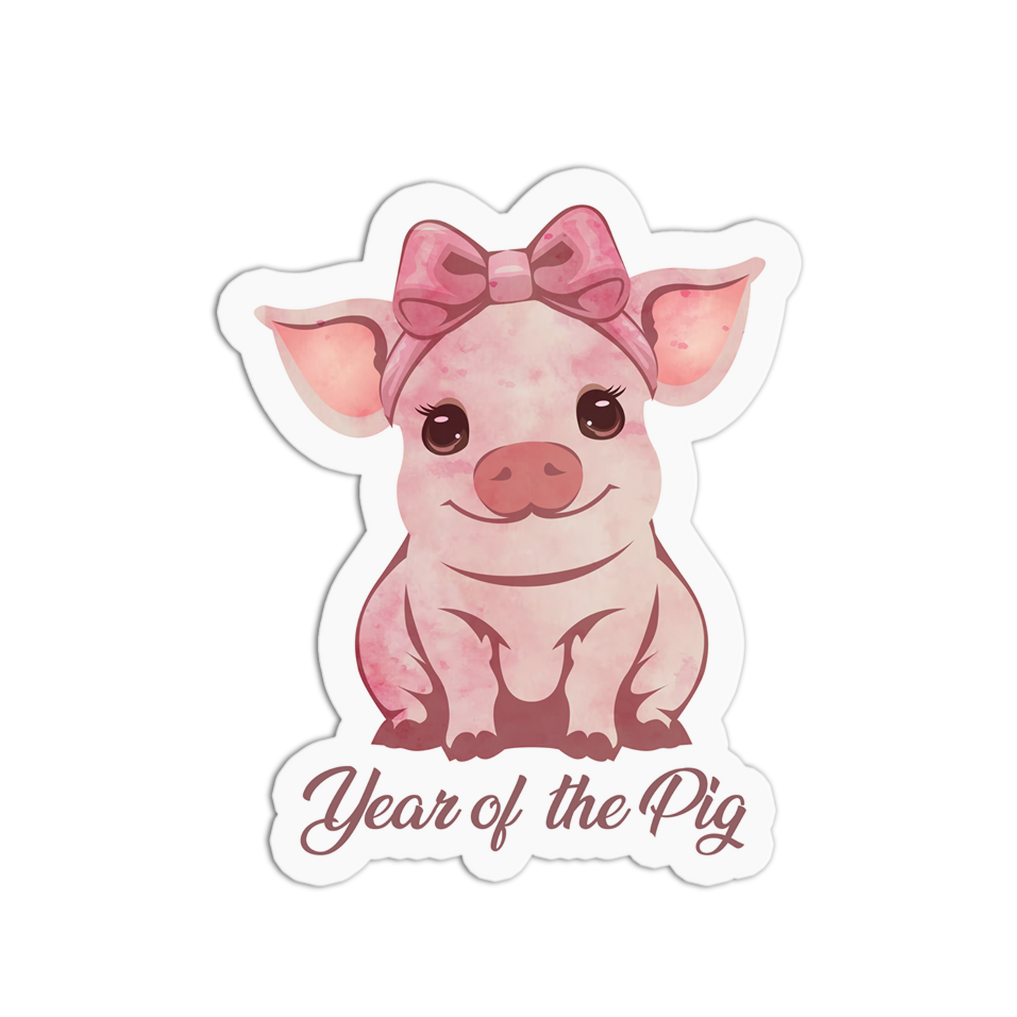 Year of the Pig Chinese Zodiac Sticker