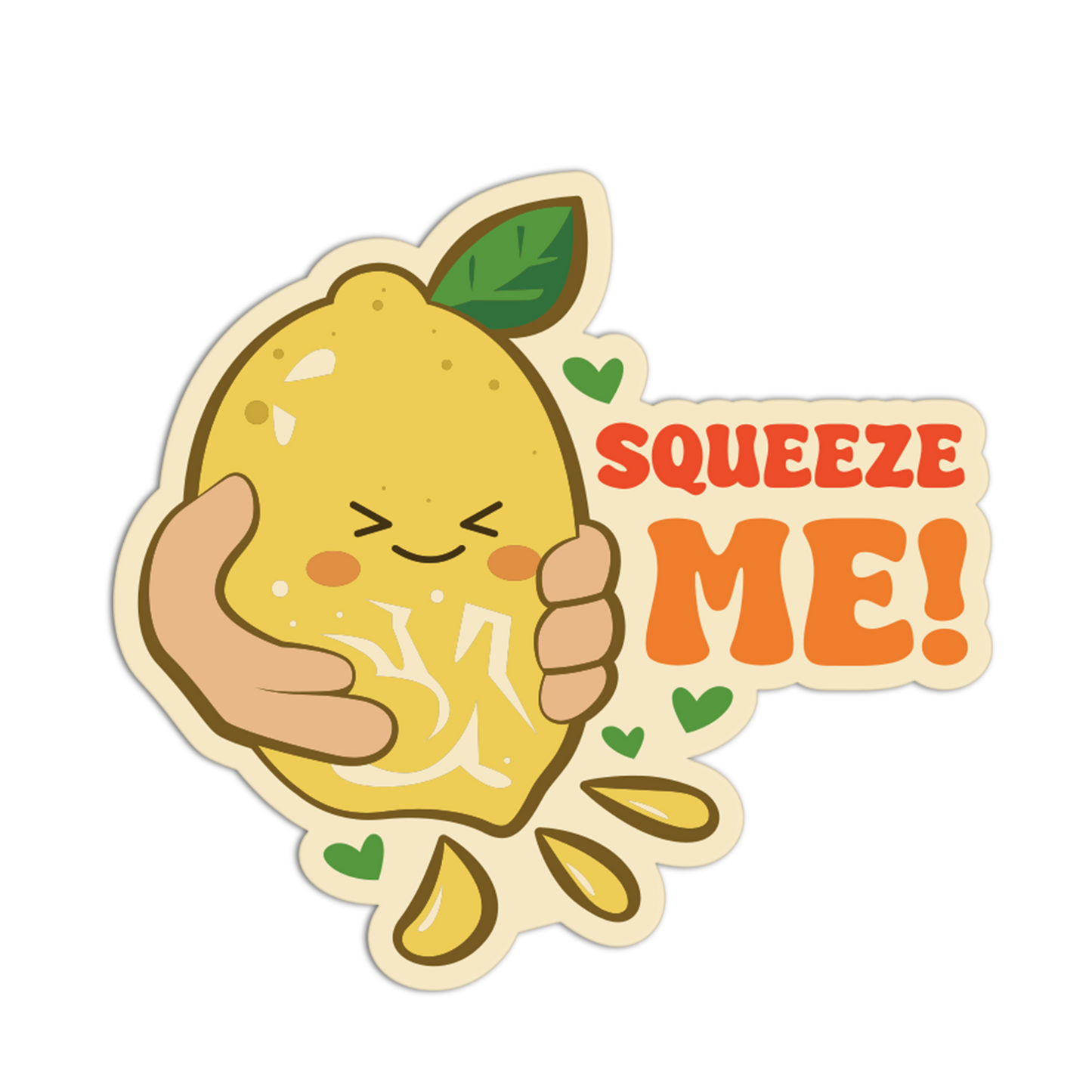 Squeeze Me Lemon - Citrus Sticker