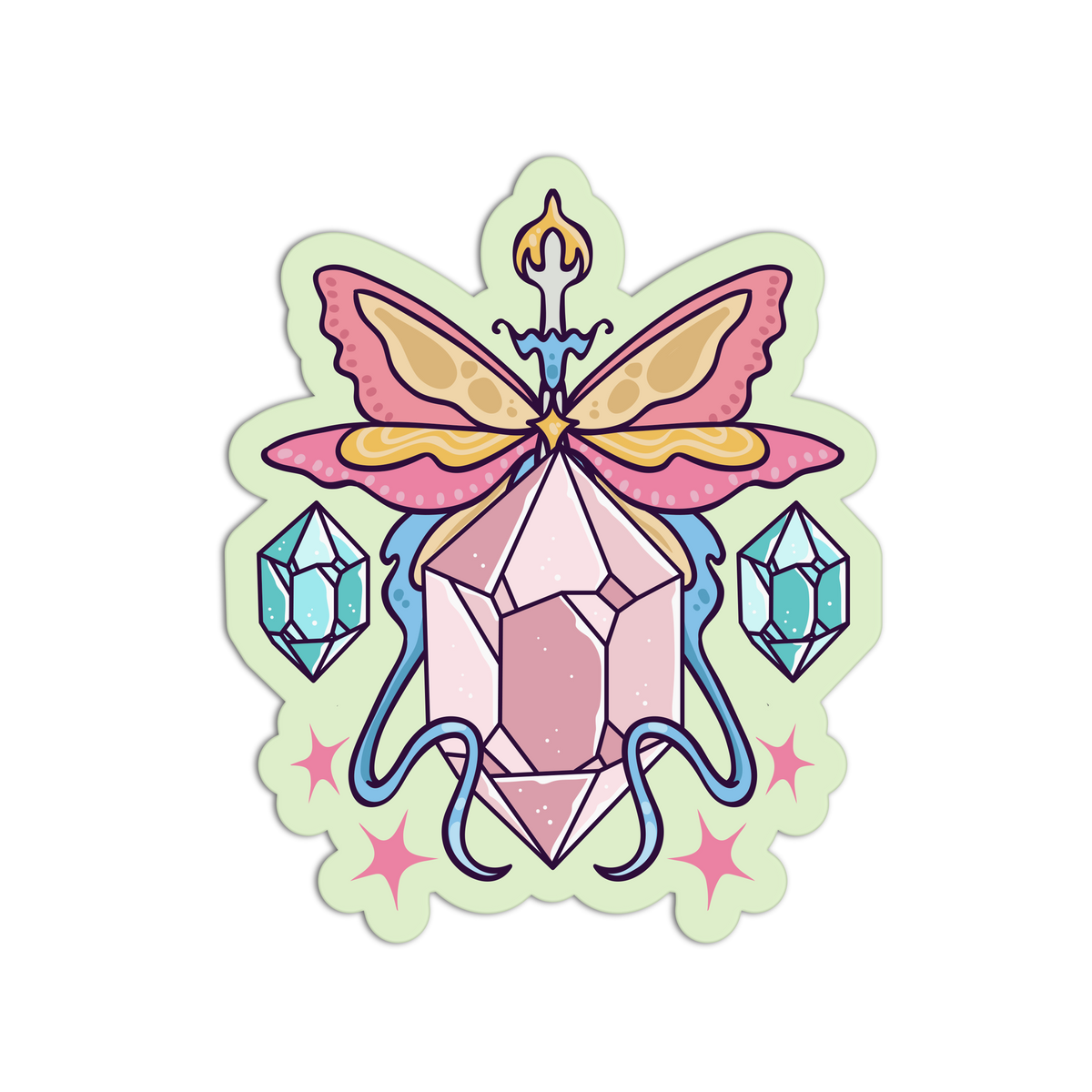 Fairy Wings - Crystal Energy Sticker