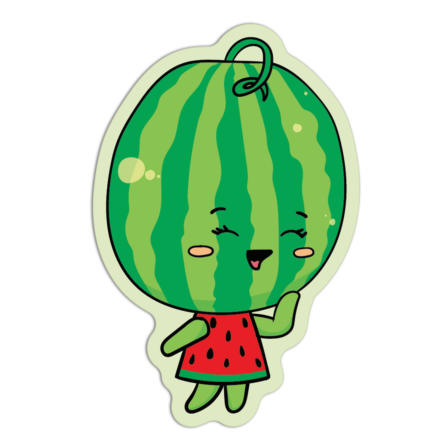 Watermelon Cute Fruits Stickers