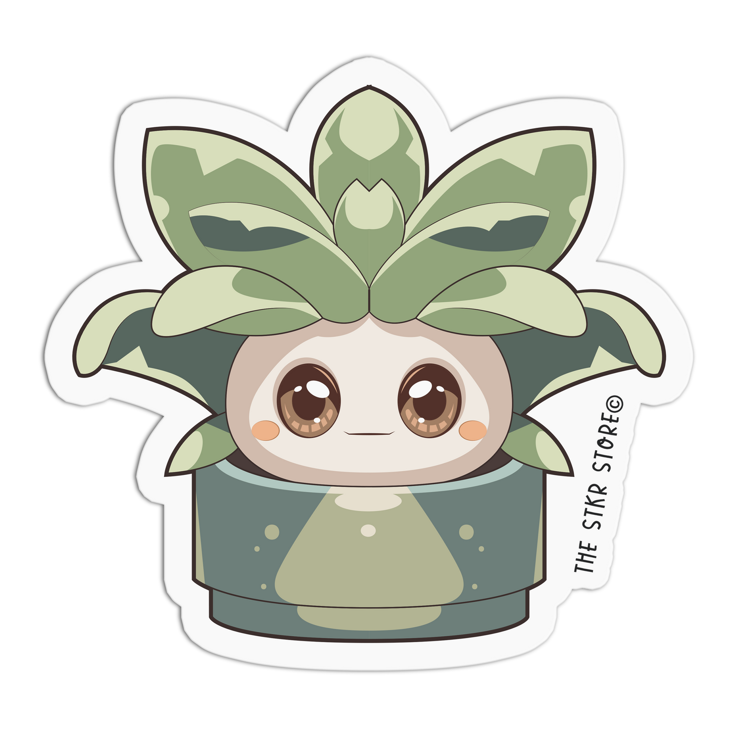 Speckled Leaf Garden Stickers