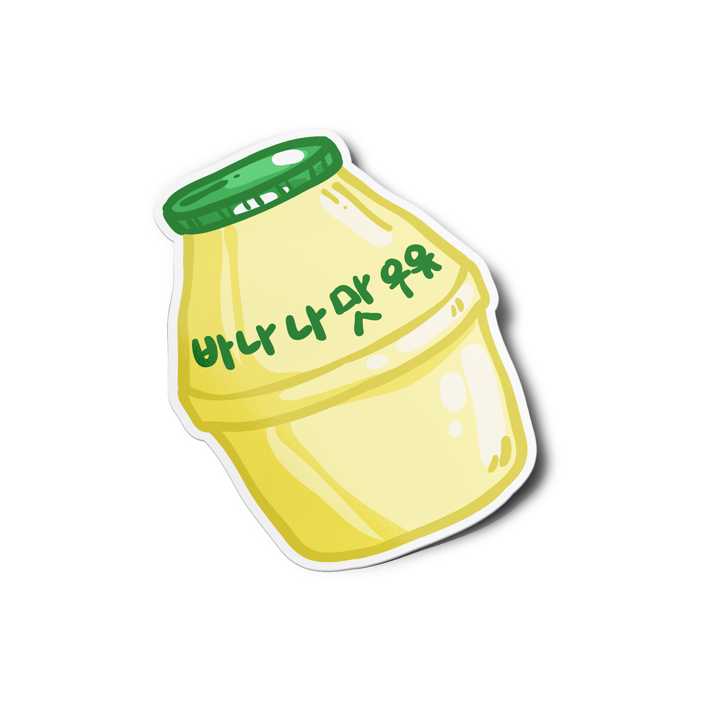 Banana Milk Asian Drink Sticker