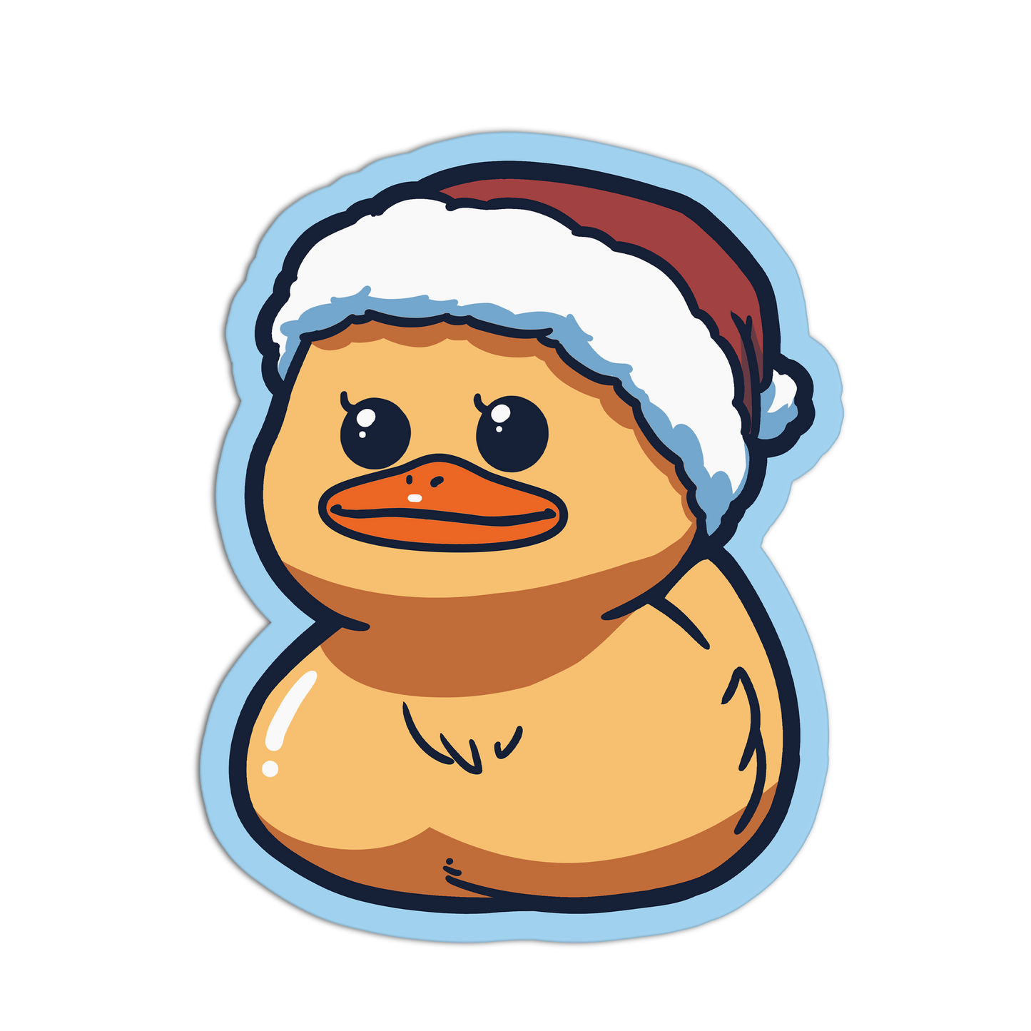 Christmas Quackie Duckies Stickers