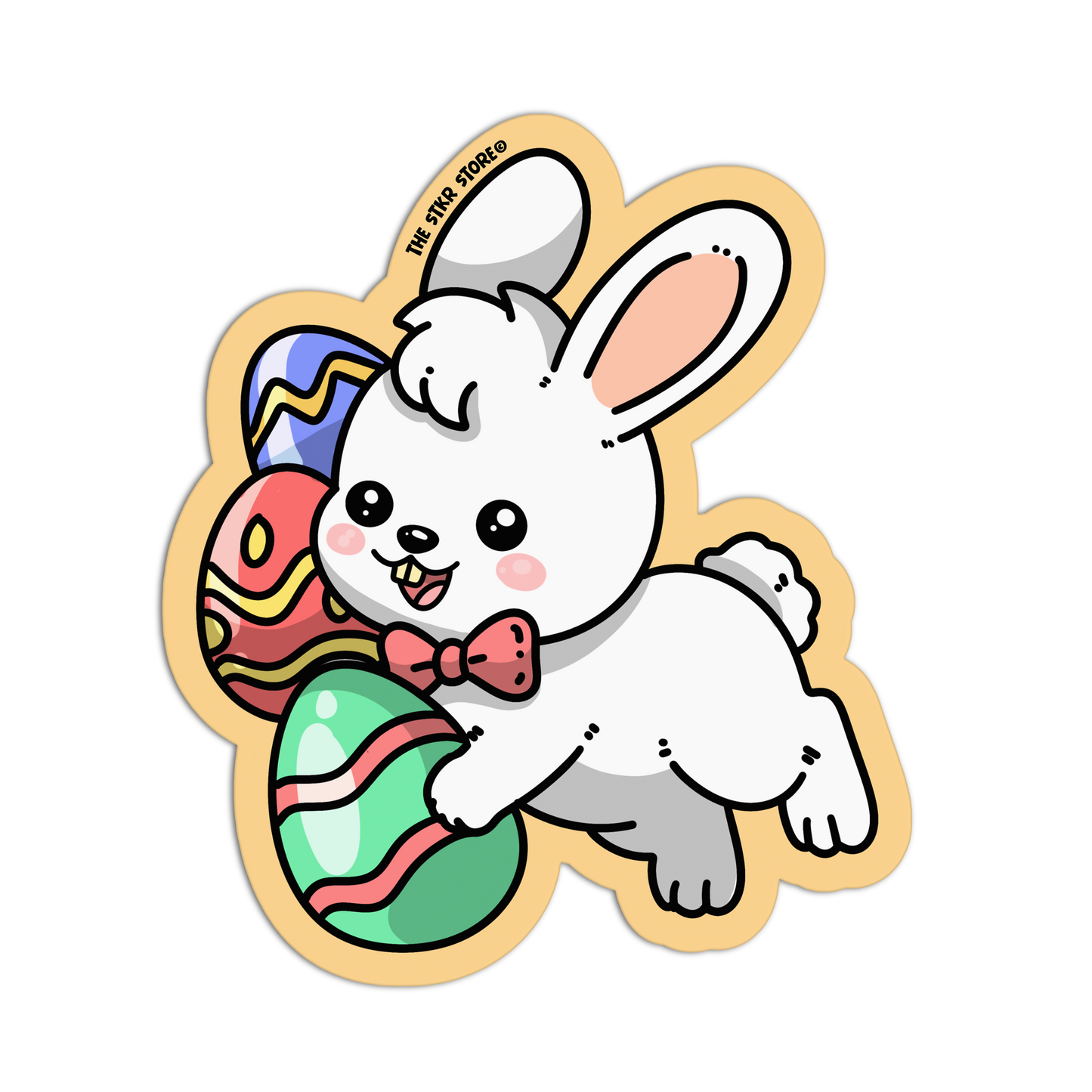 Egg Collector - Easter Bunny Sticker