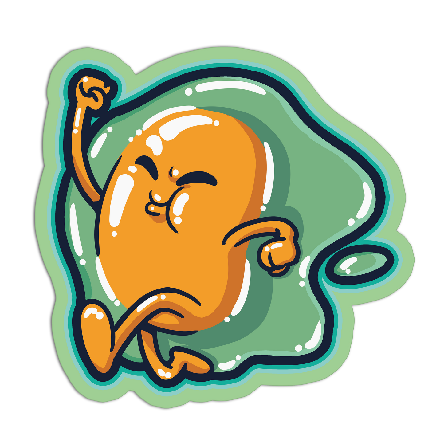 Energy Breakfast Egg Stickers