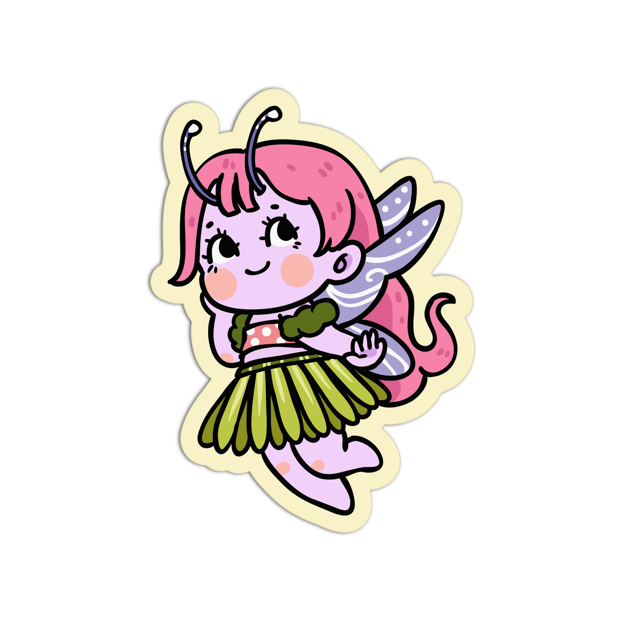 Grass Skirt - Fairies Sticker