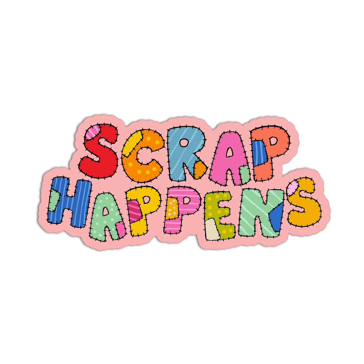 Scrap Happens Funny Junk Journaling Stickers