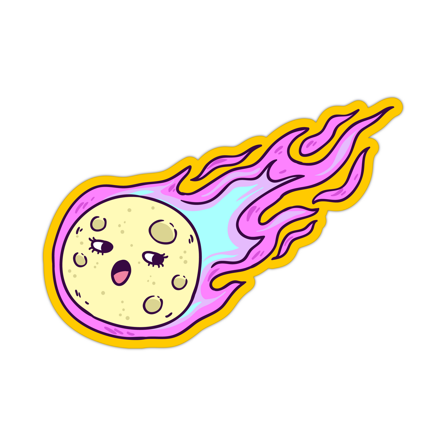 Hot Galaxy and friends Sticker