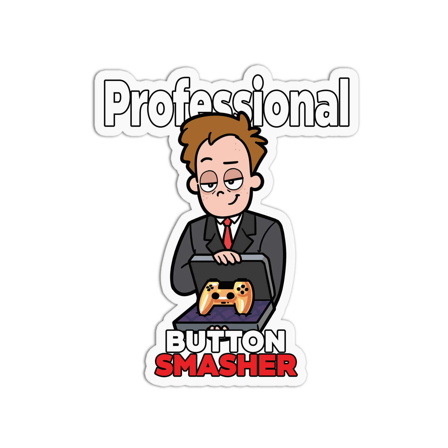 Professional Button Smasher Gaming Memes Stickers