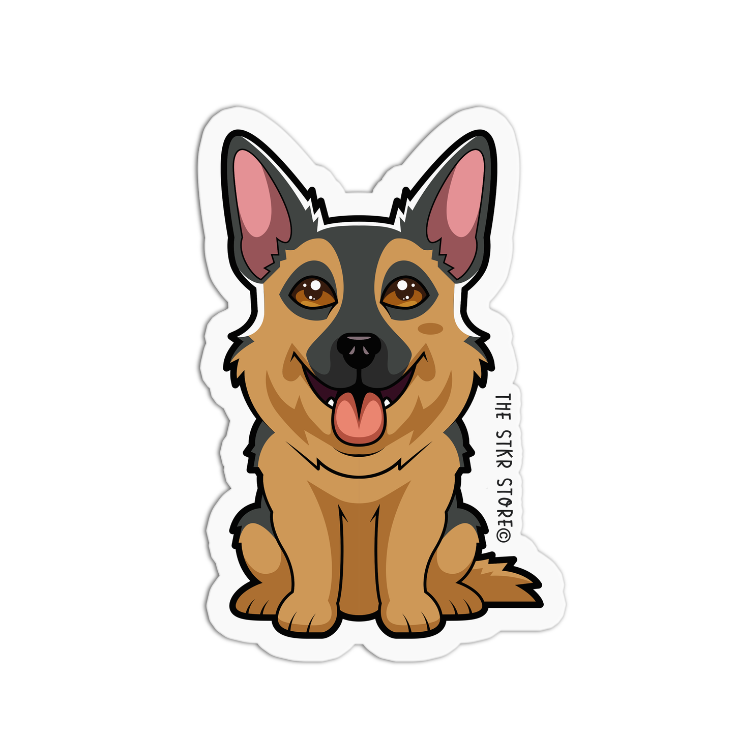 German Shepherd Dog Breed Sticker