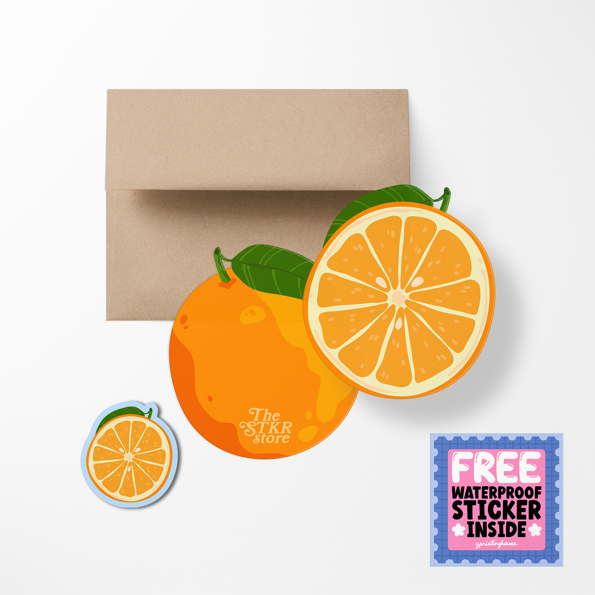 Grocery Folding Greeting Cards