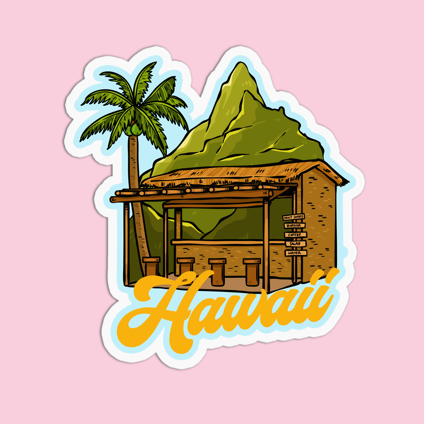 Hawaiian Stickers