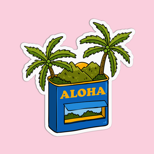Aloha Hawaiian Stickers
