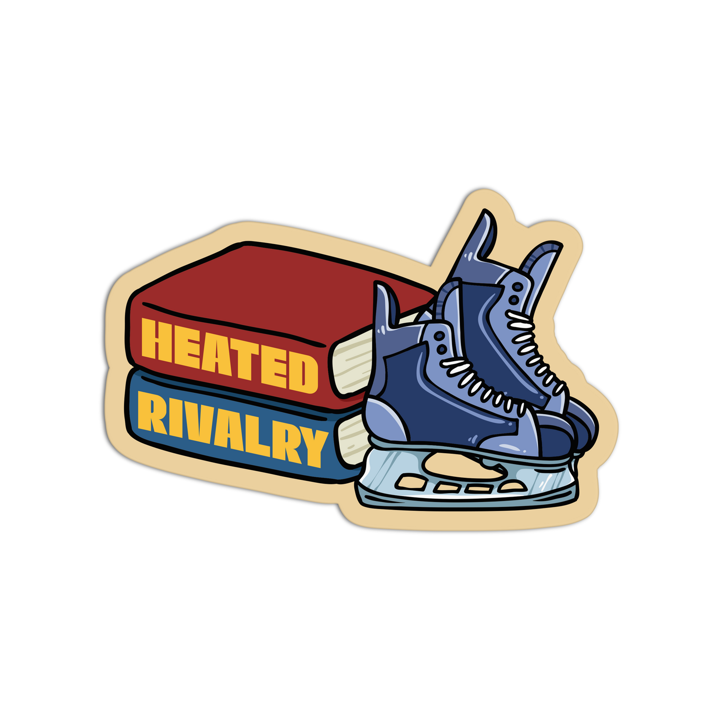 Heated Rivalry Skates Sticker
