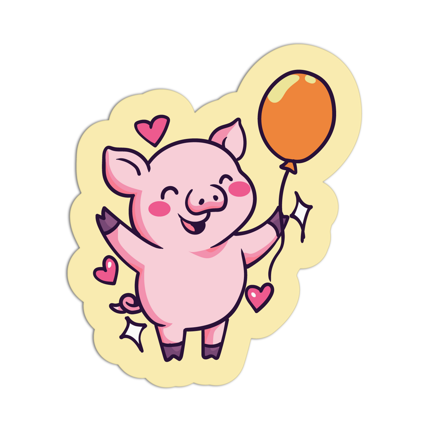 Balloon Buddy Humming It Up Sticker
