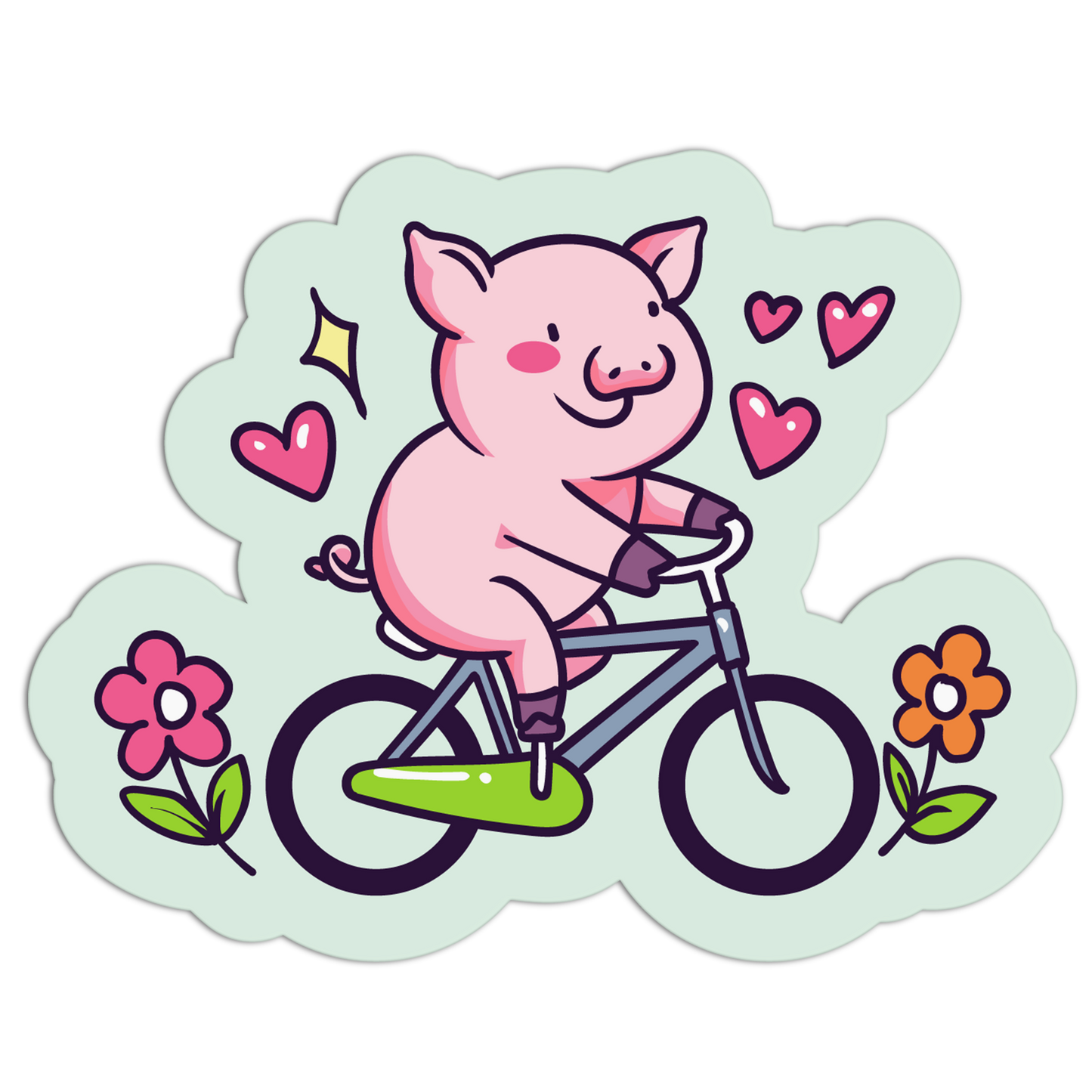 Eco-Rider Humming It Up Sticker