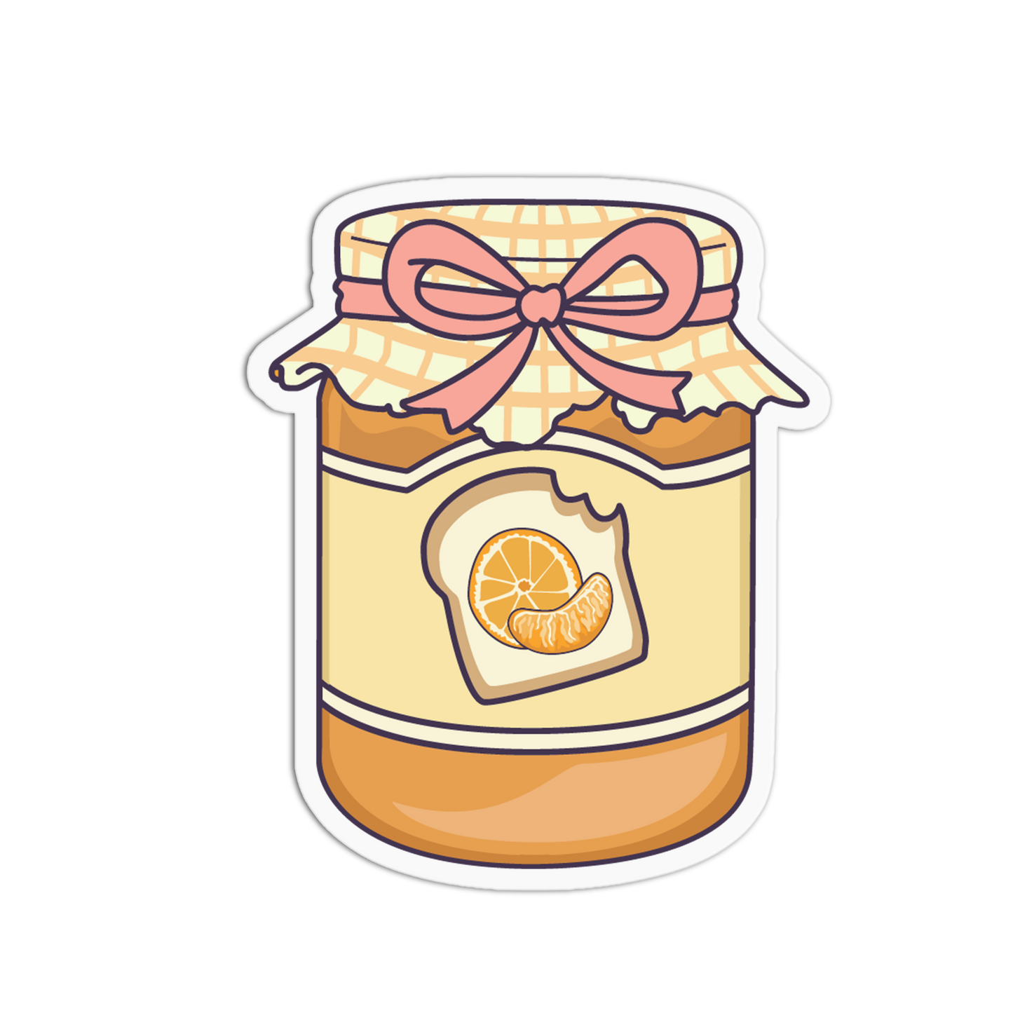 Zesty Orange Marmalade - Jam Jar Series Stickers