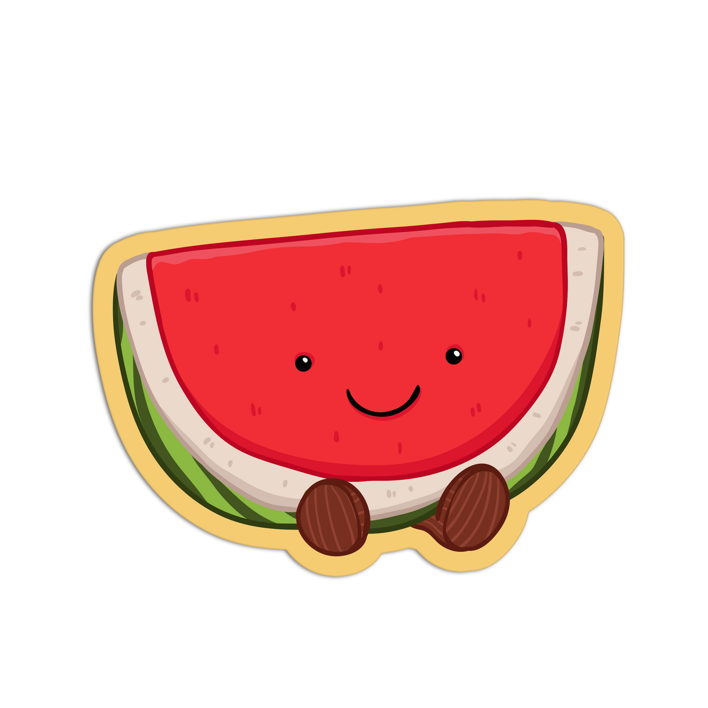Watermelon Jelly Cat Toys Sticker