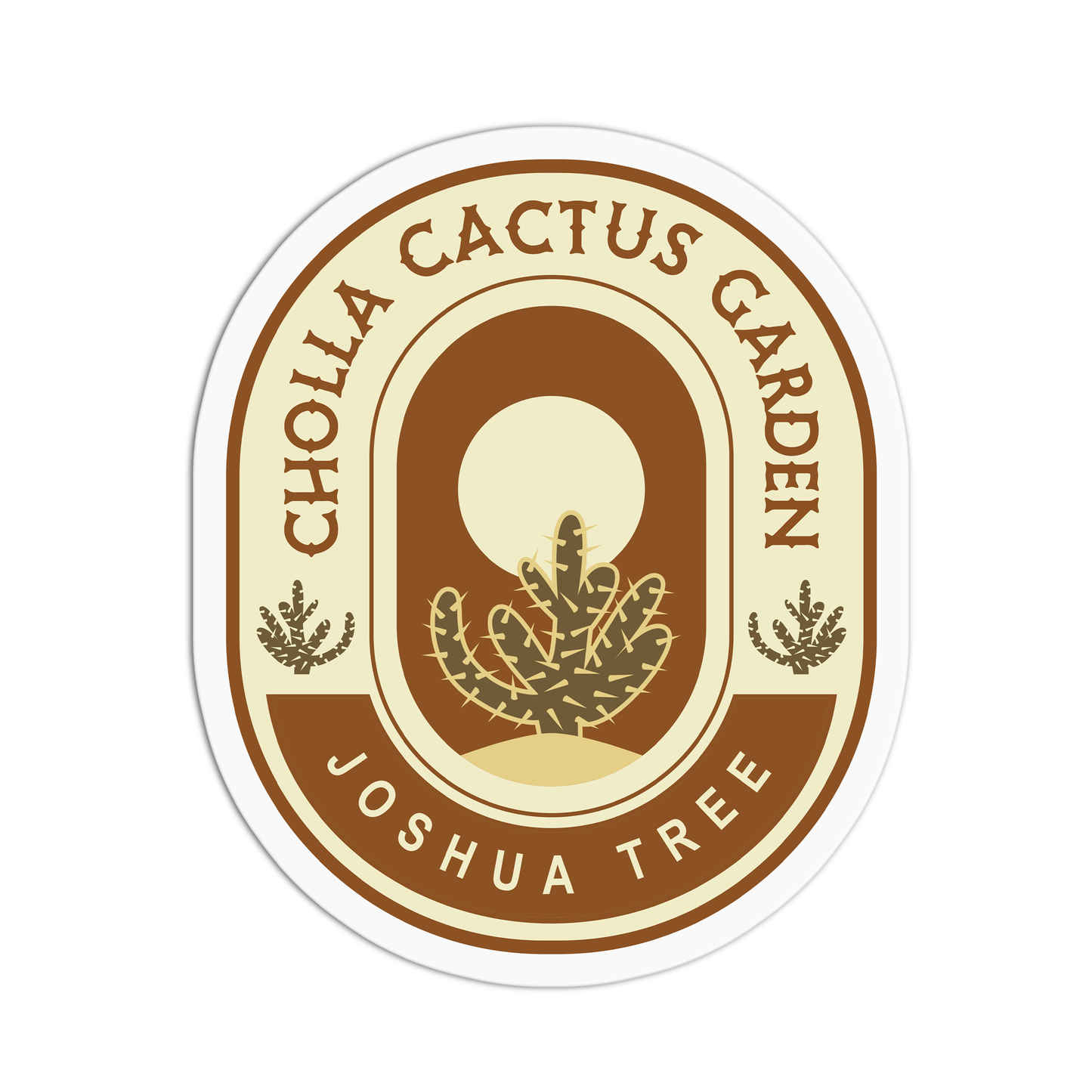 Cholia Cactus Garden Tavel Series_Joshua Tree Sticker