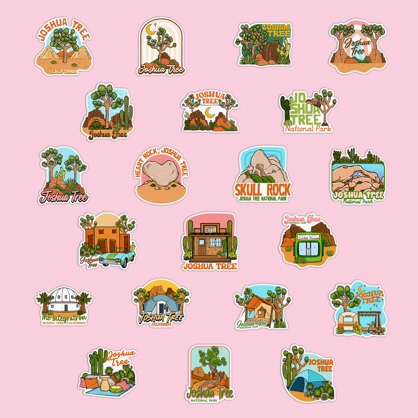 Joshua Tree Collection Sticker Pack