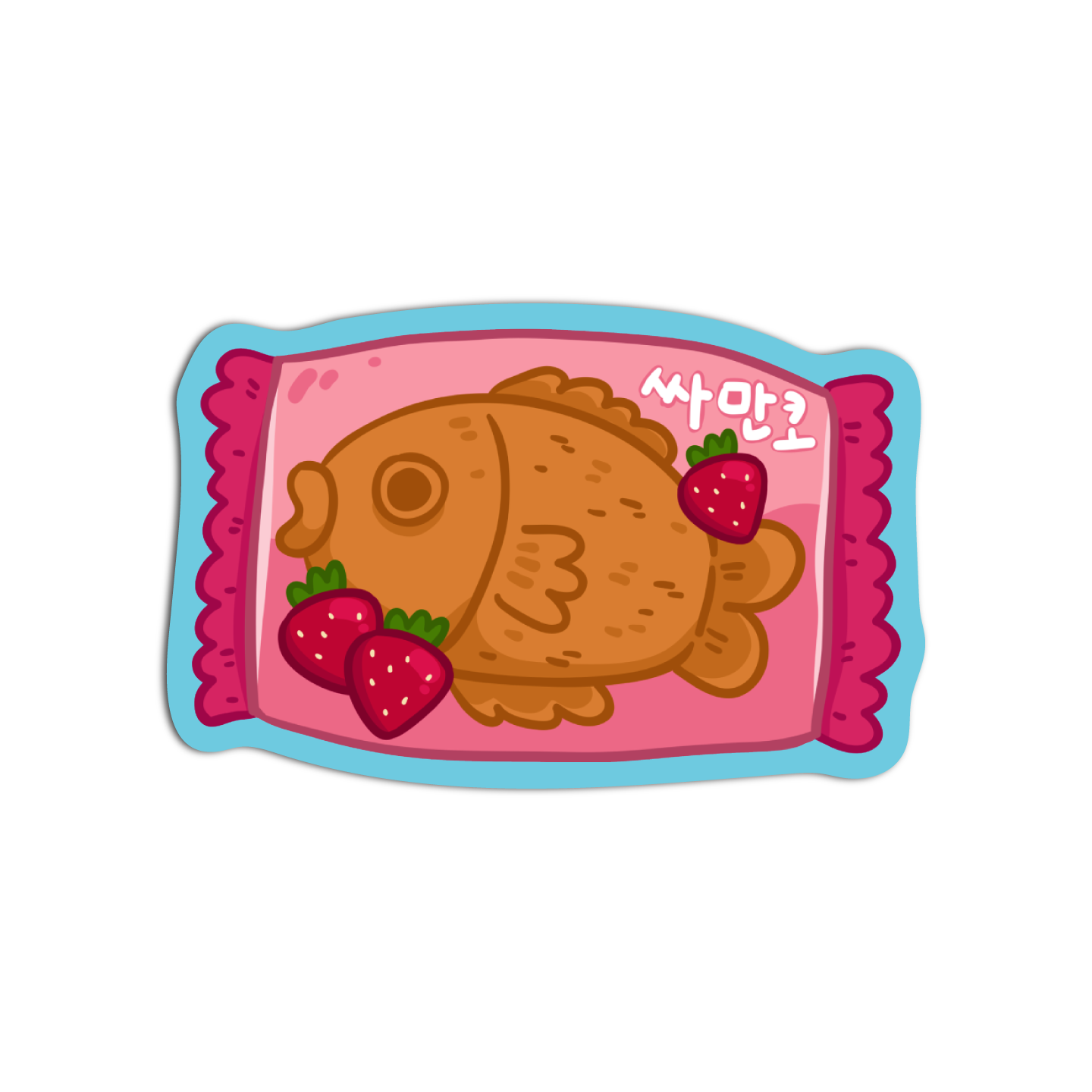Samanco Korean Ice Cream Cute Sticker