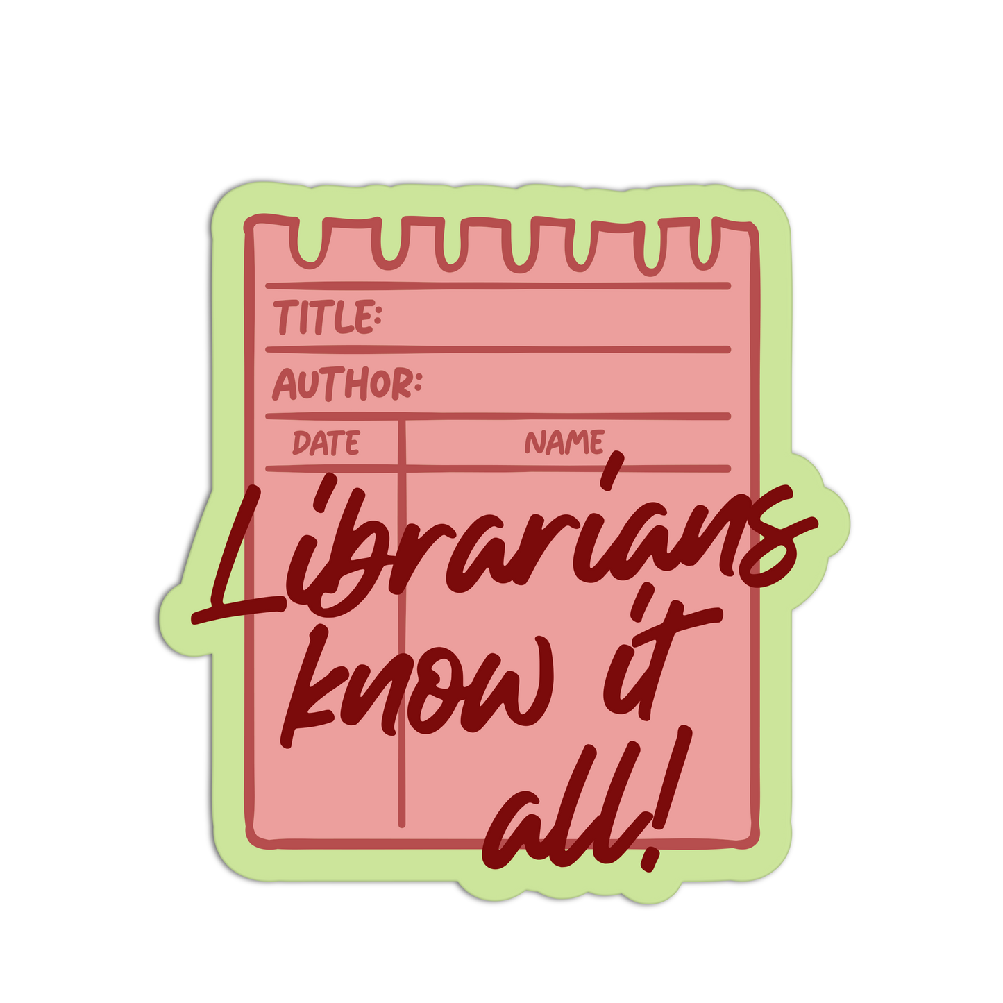 Check It Out! Library Sticker