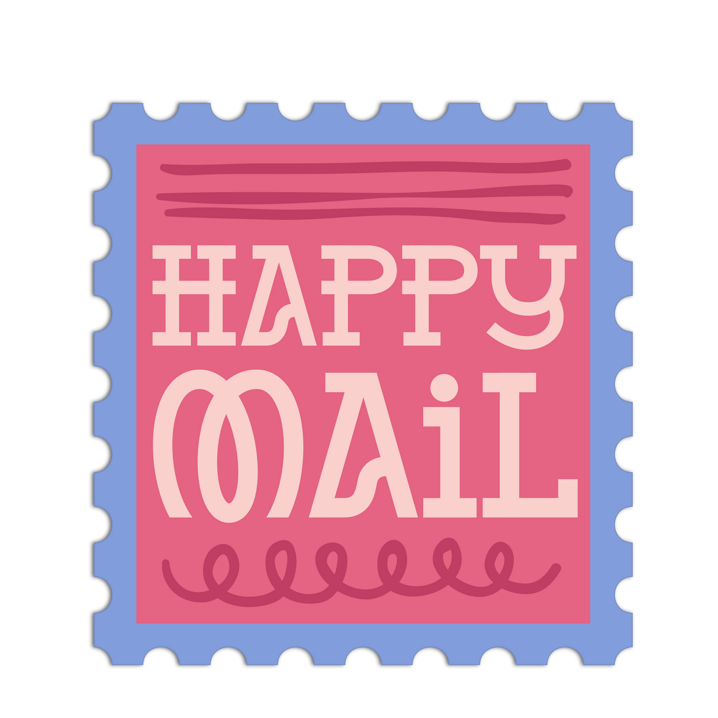 Joyful Delivery Mail Stamp Stickers