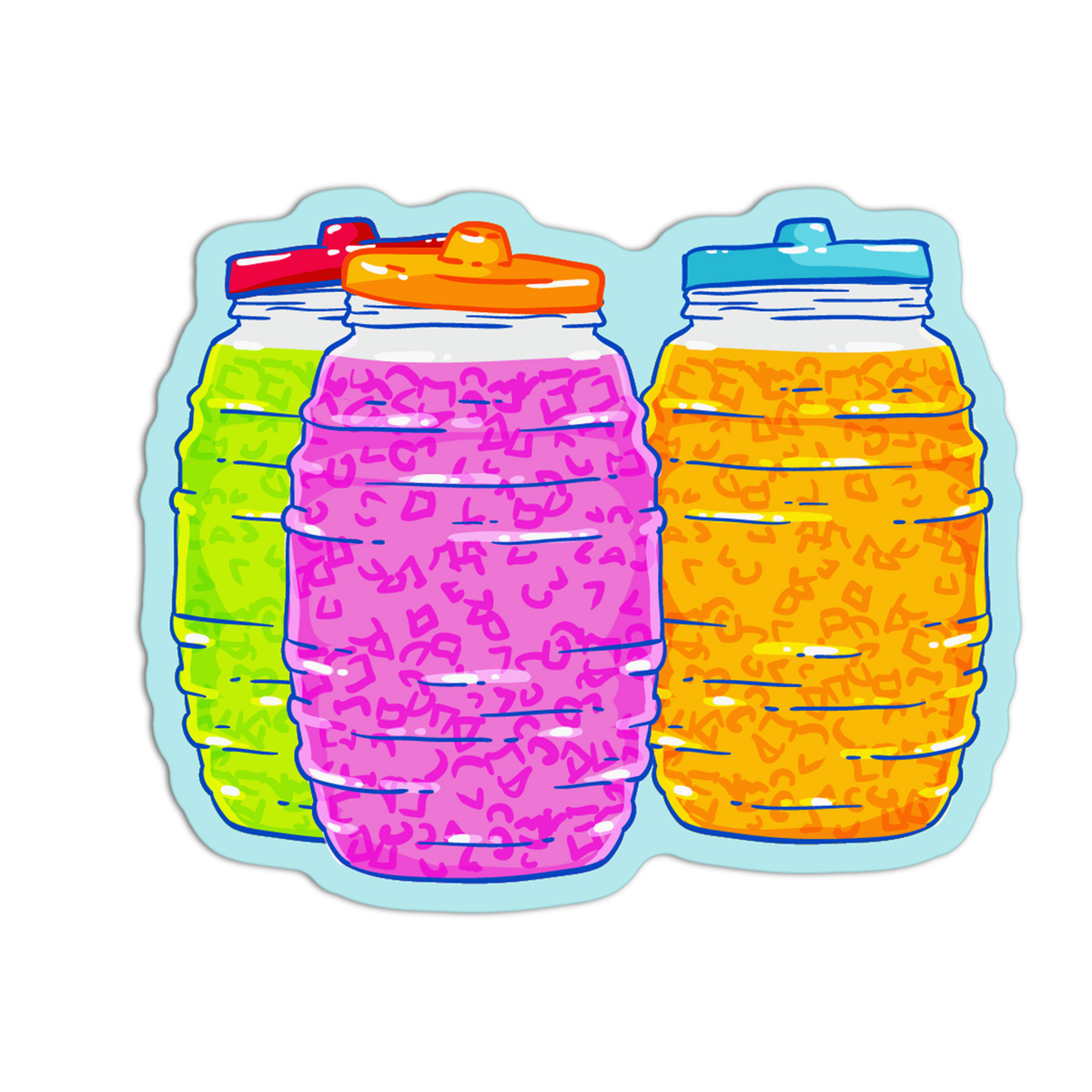 Triple Vitroleros - Mexican Drinks & Snacks Sticker
