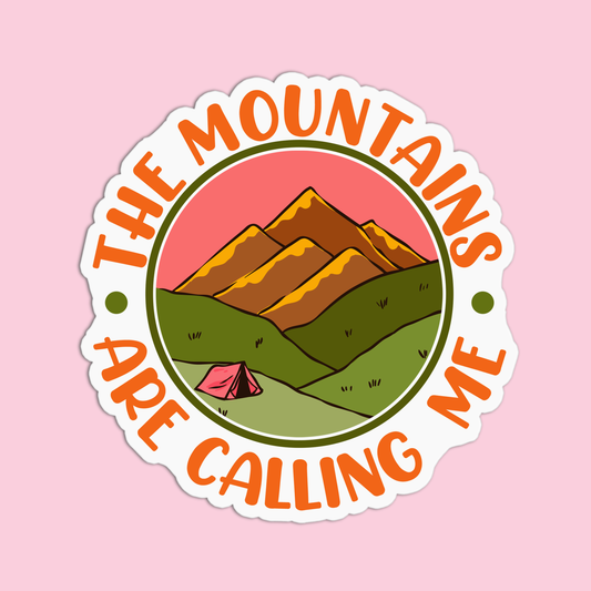 The mountains are calling me Arizona Sticker