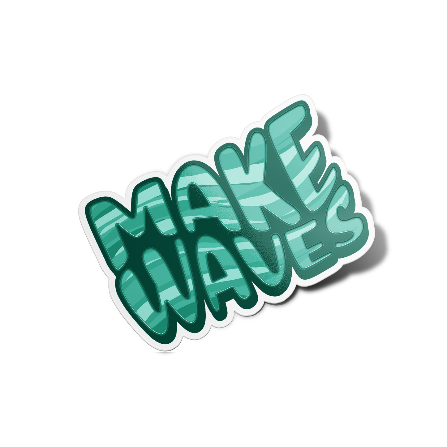 Make waves Nature Sticker