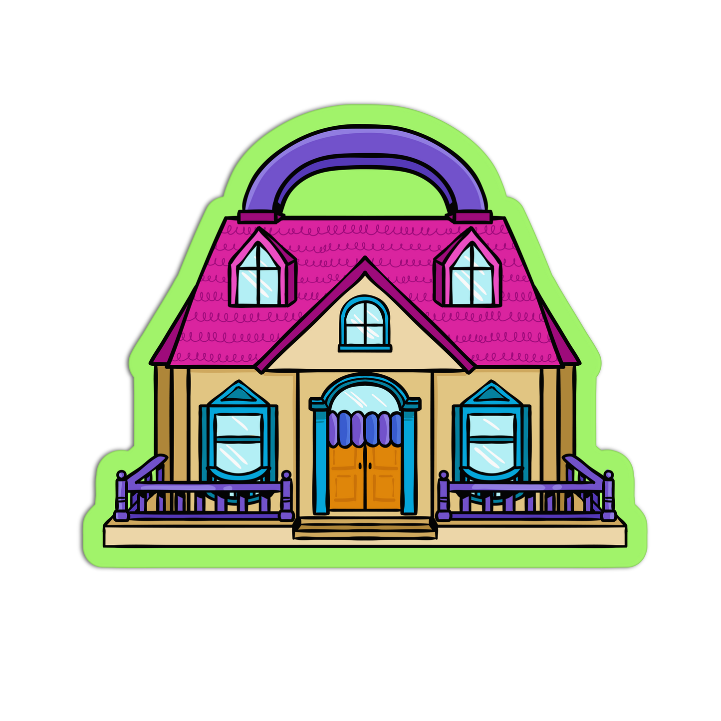 Dream House Carry-All New 90s Stuff Sticker