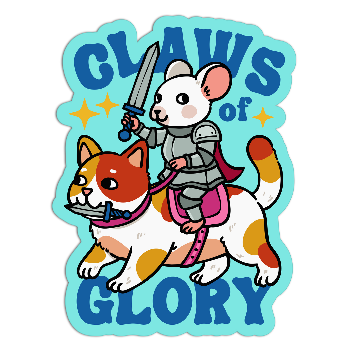 Paws & Prowess Patrol New Cats Stickers