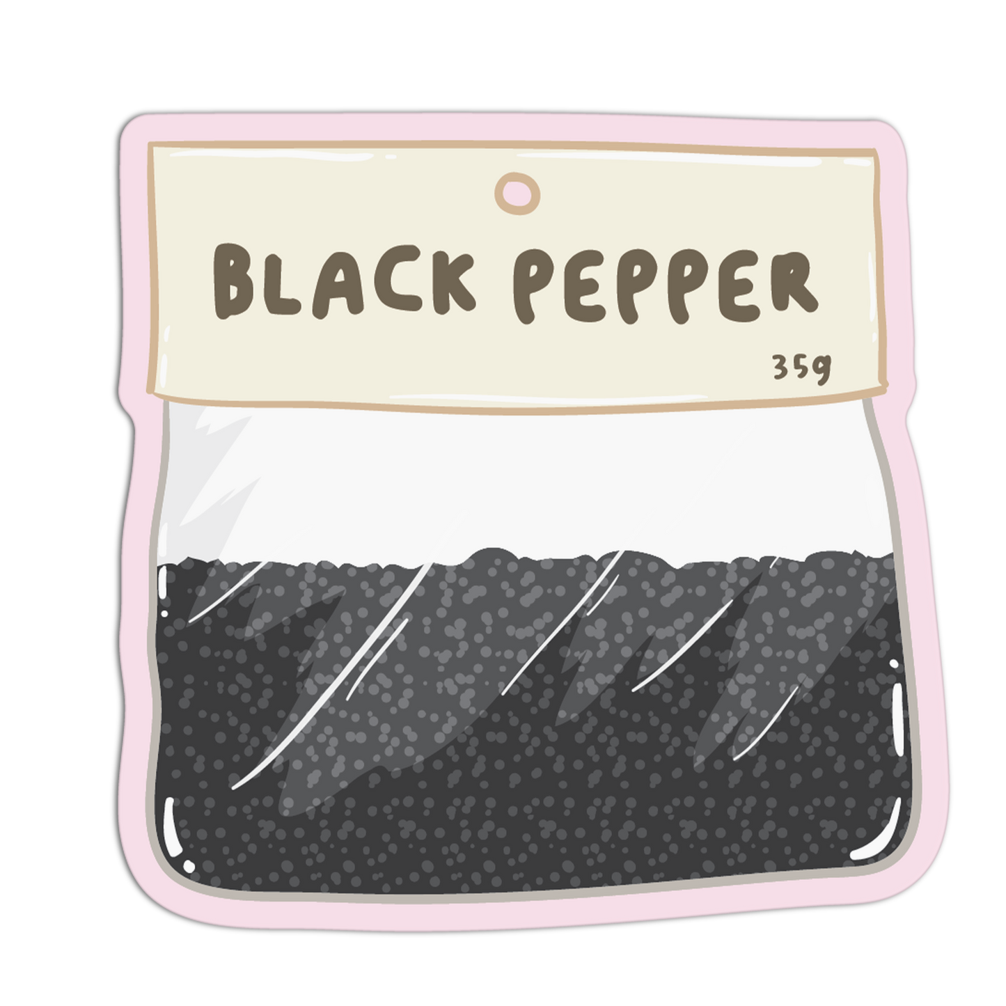 Black Pepper Palengke Sticker