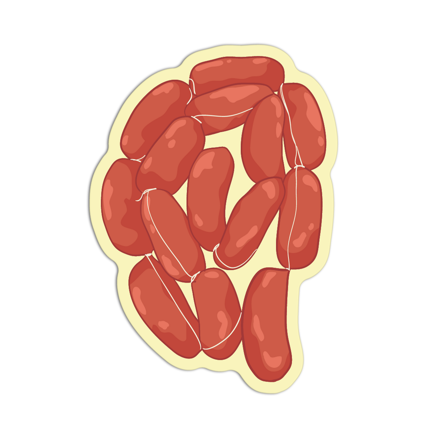 Sausages Palengke Sticker
