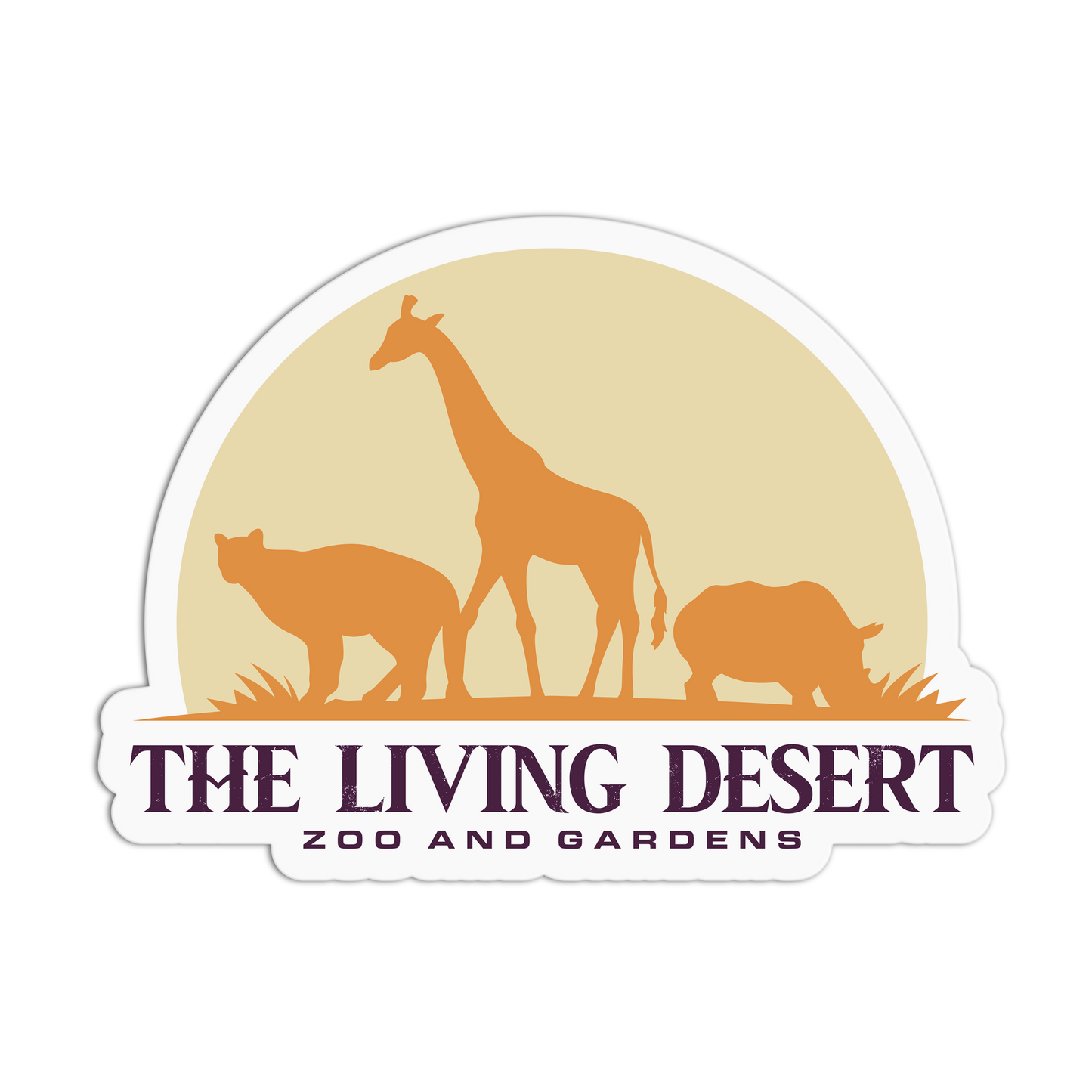 The Living Desert Travel Series_Palm Springs Sticker