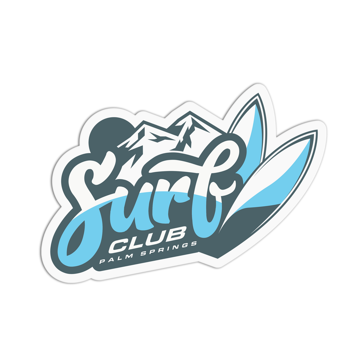 Surf Club Travel Series_Palm Springs Sticker