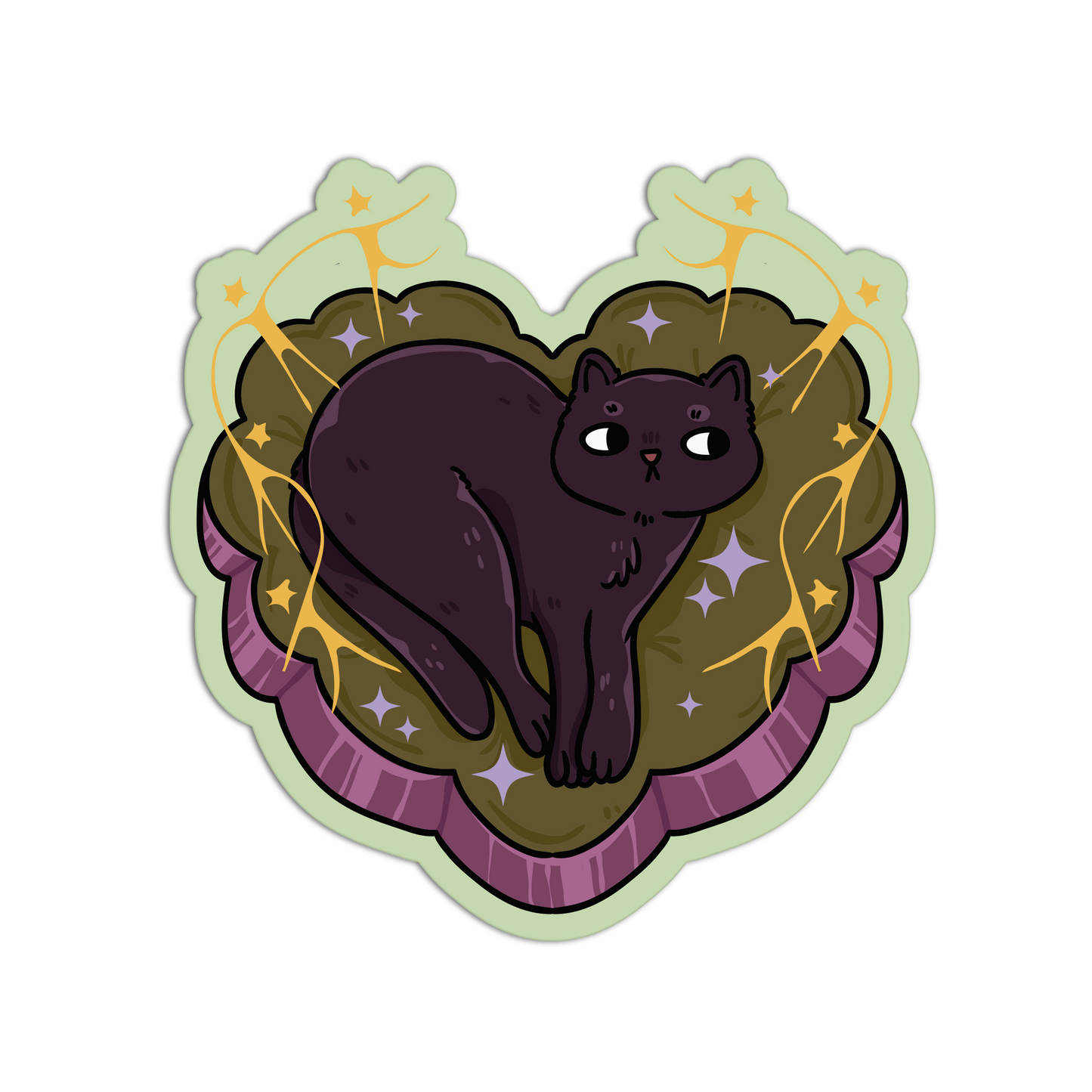 Heart-Bound Familiar Salem Stickers