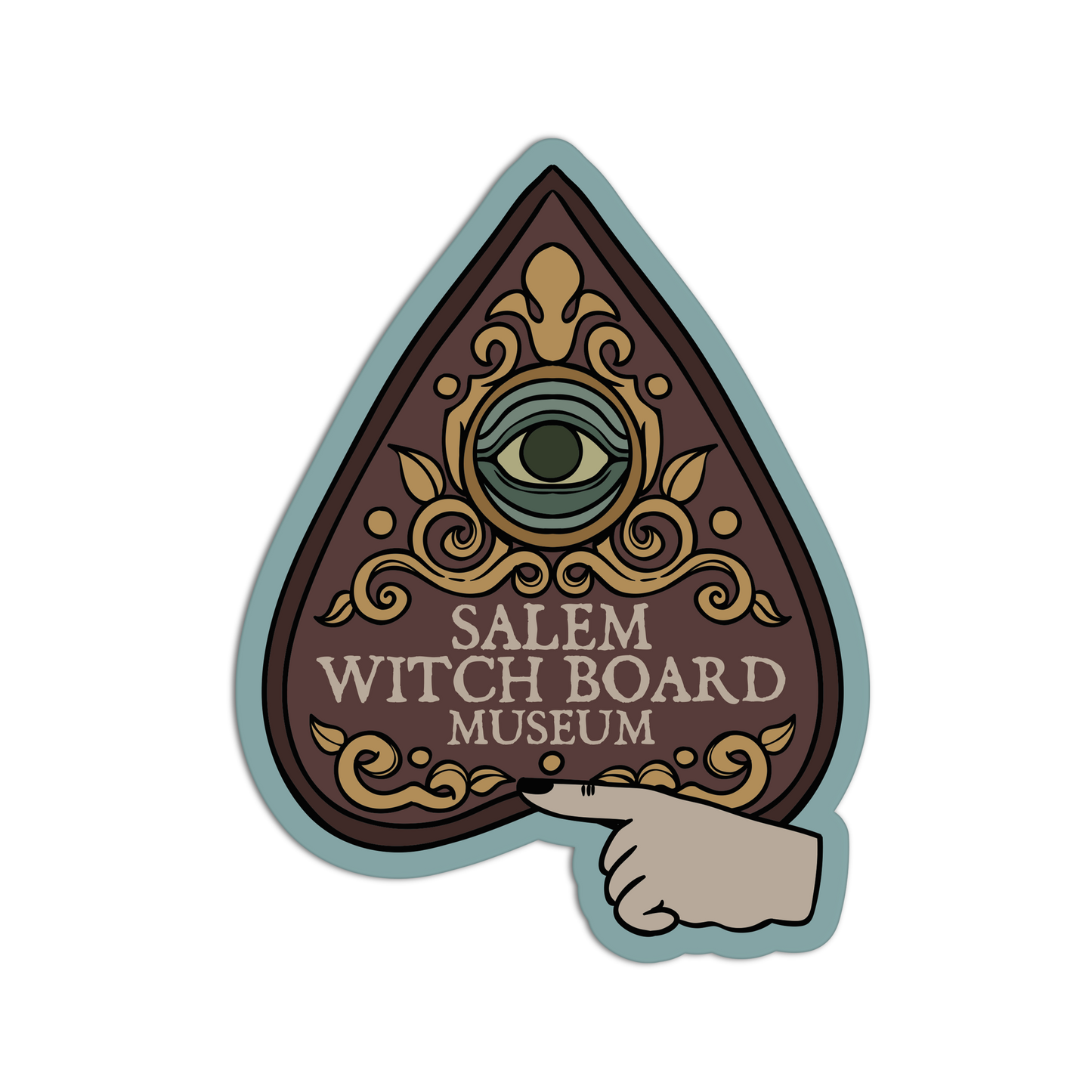 Witch Board Museum Salem Massachusett Stickers