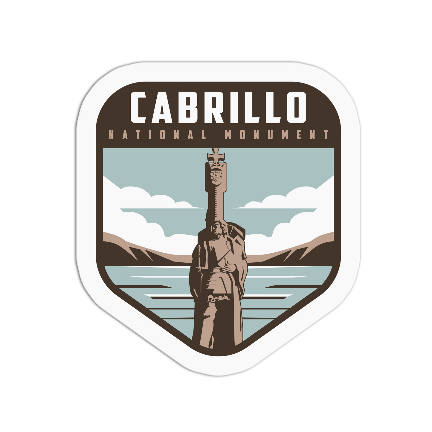 Cabrillo National Monument San Diego Travel Series Stickers