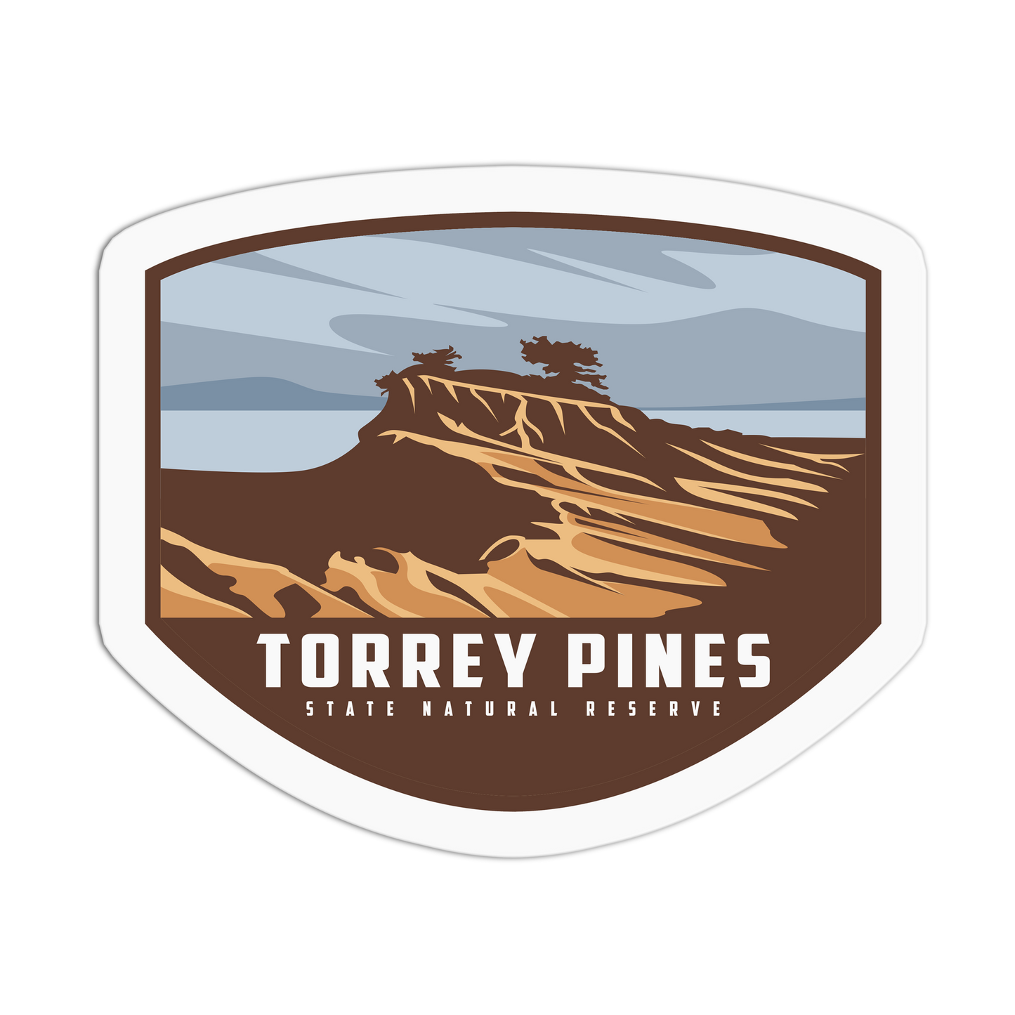 Torrey Pines San Diego Travel Series Stickers