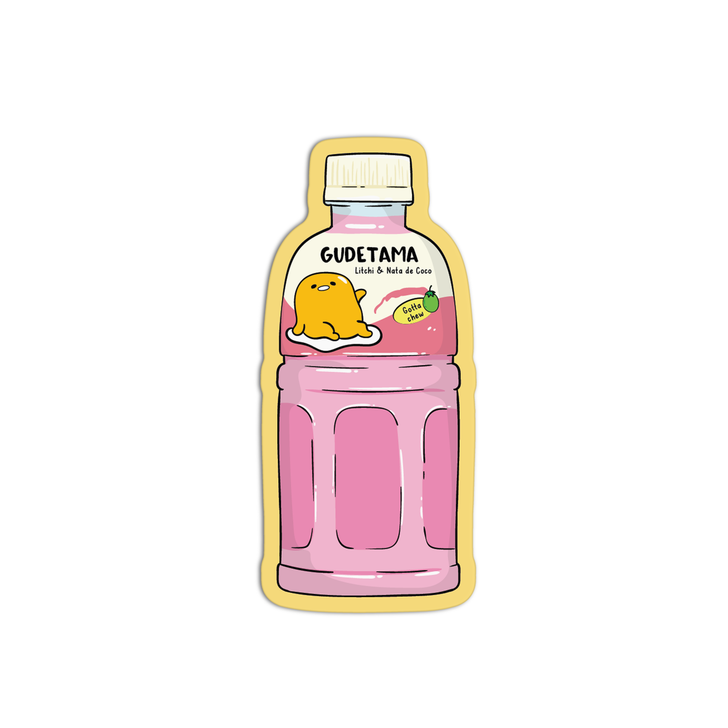 Lychee Laze Snacks Stickers